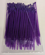 Purple Zip Ties, 100 count